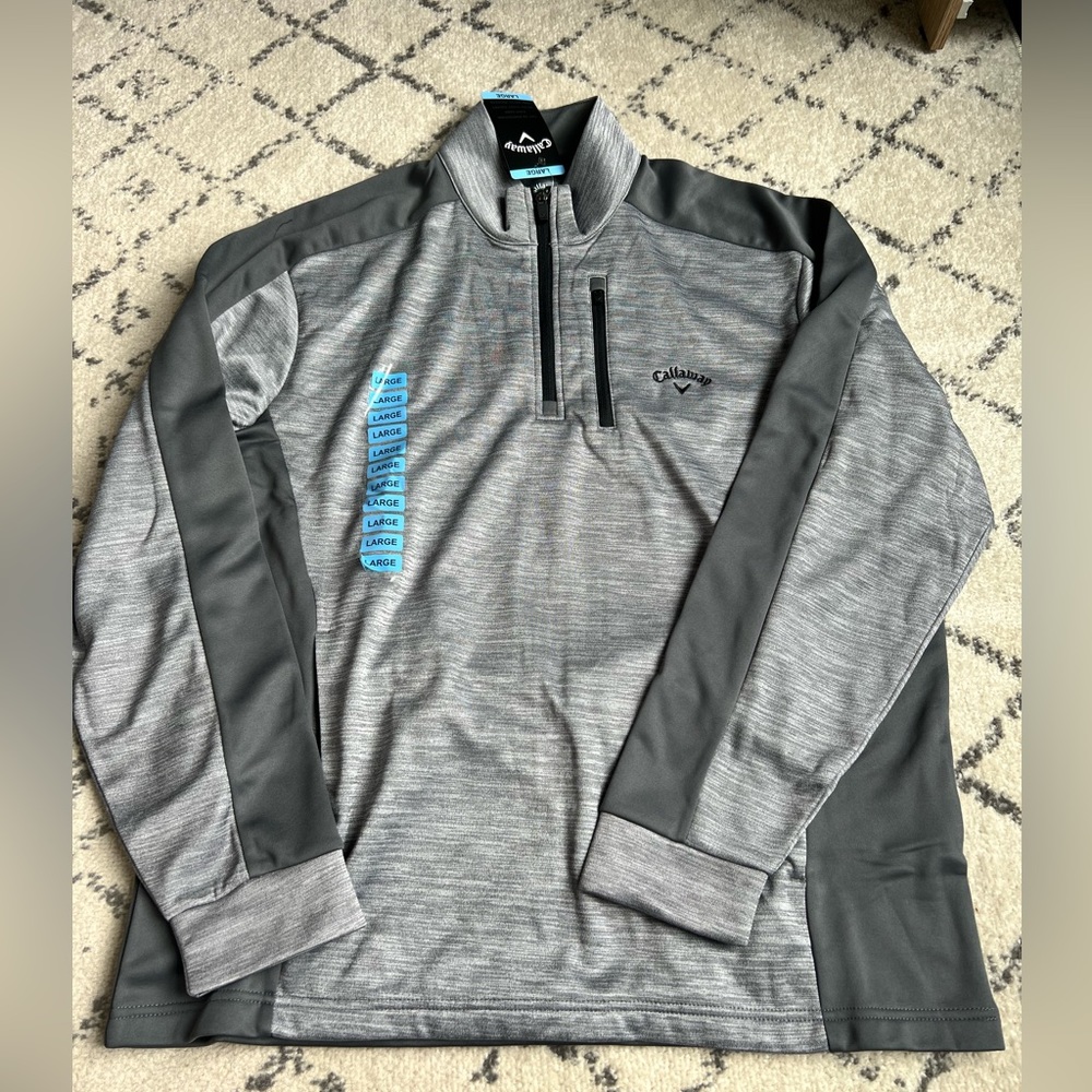 Callaway Golf Quarter Zip NEW WITH TAGS